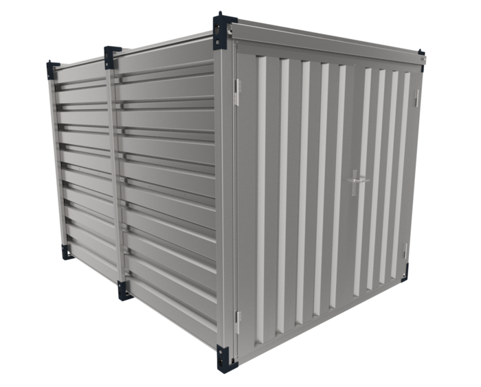 3m extra-wide flat pack container