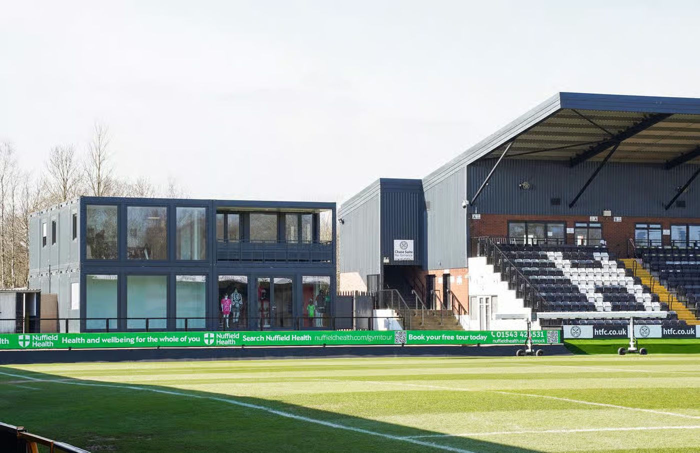 Cabinworx modular building at a sports stadium
