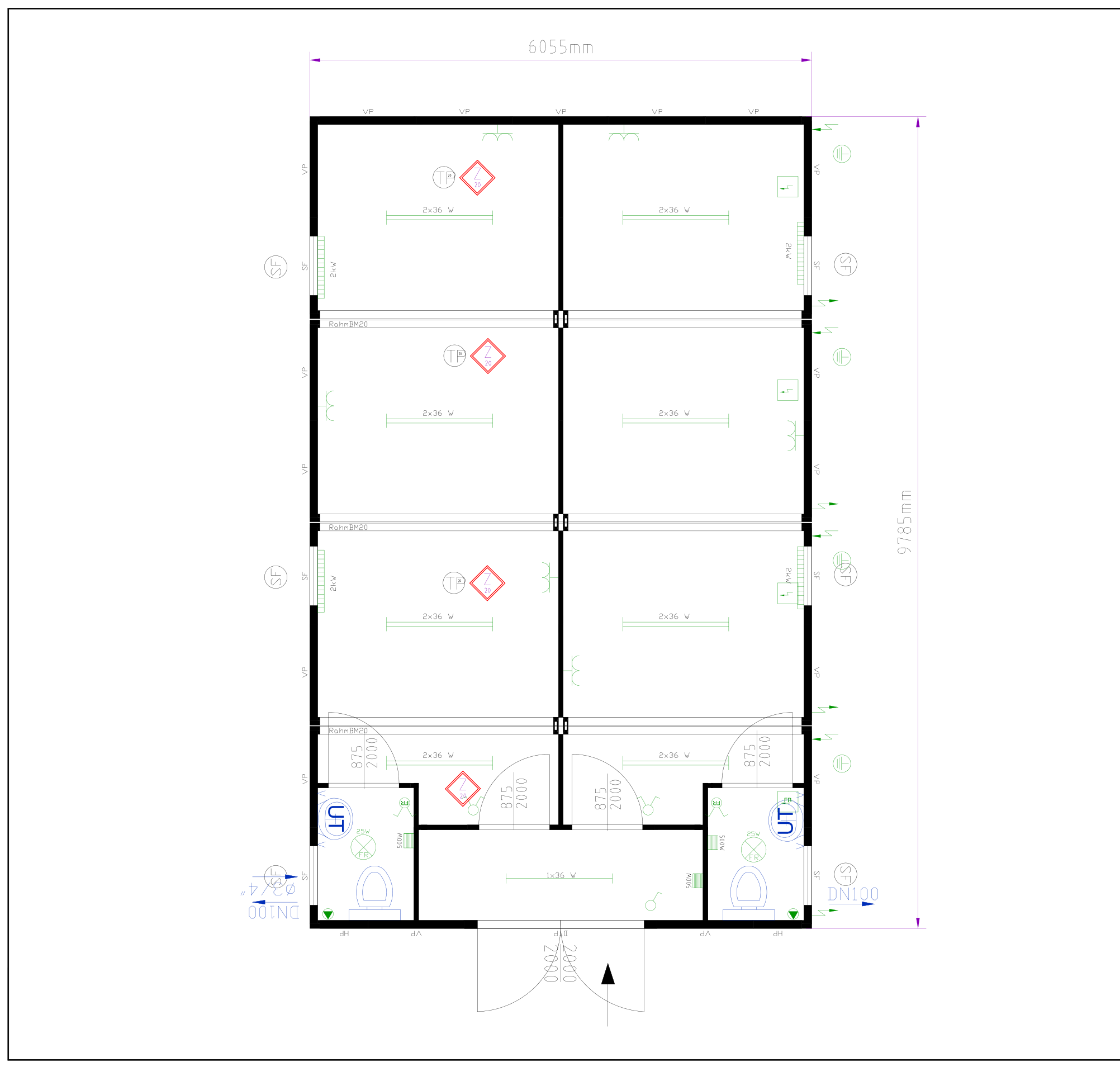 32ft Changing Room