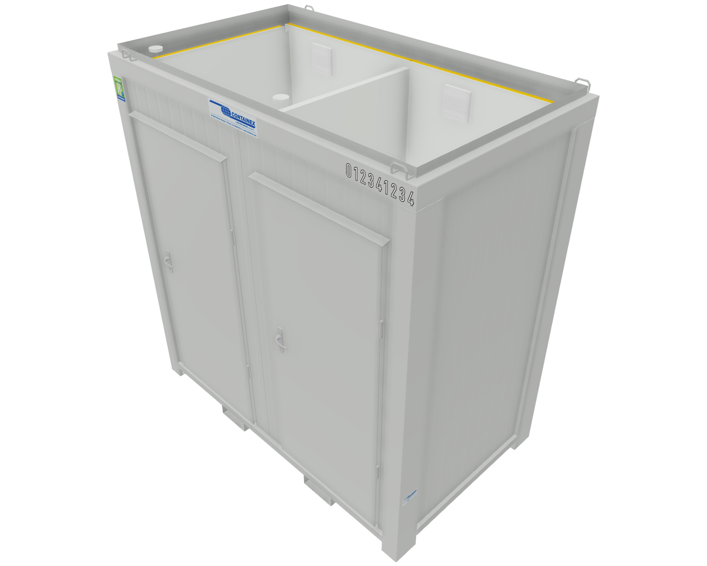 8ft Sanitary Cabin (Twin WC)