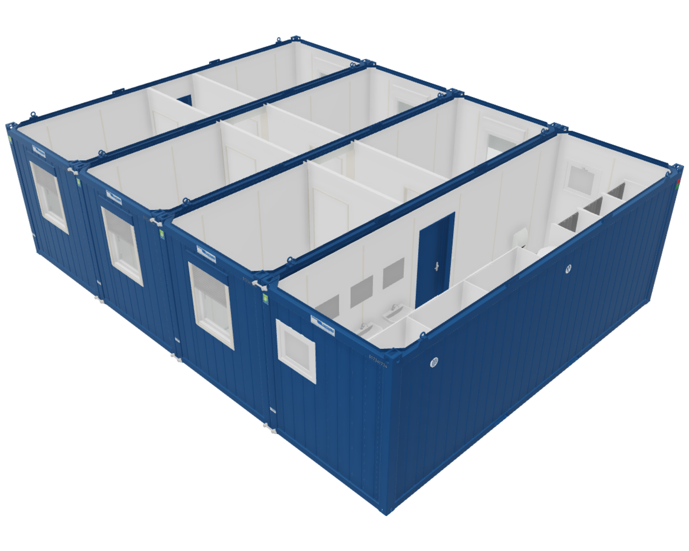 32ft Six-Room Accommodation Block