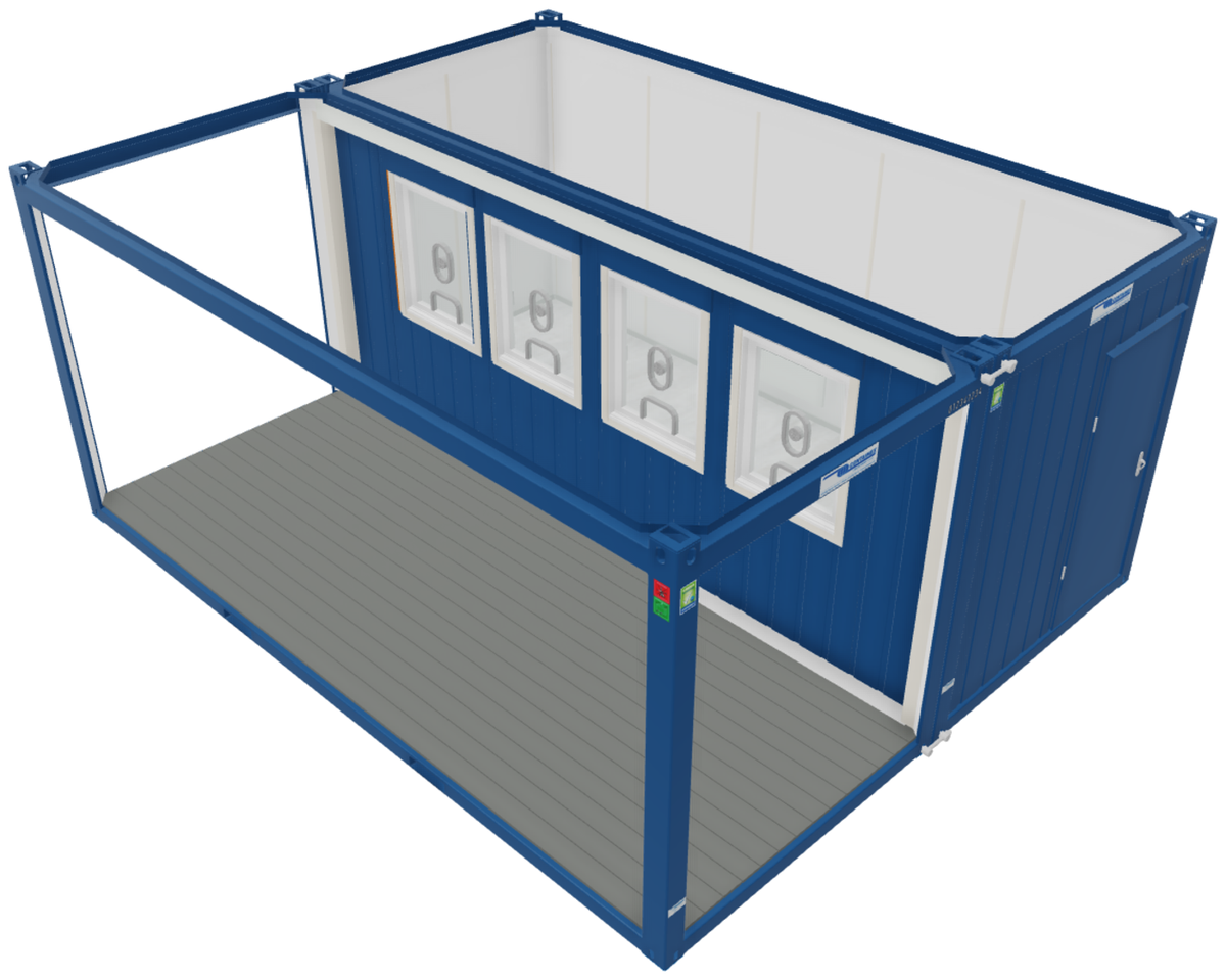 20ft Ticket Booth with Canopy