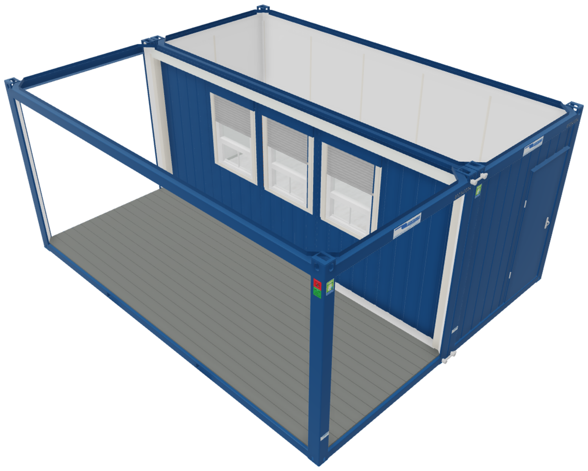 20ft Reception Kiosk with Canopy
